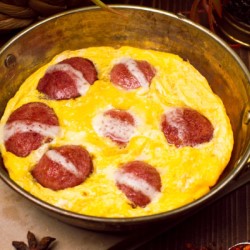 Omelette au sucuk
